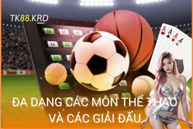 Thể Thao TK88 – Lựa Chọn Tuyệt Vời Cho Người Yêu Thích Cá Độ Đa dạng các môn và giải đấu hàng đầu thế giới